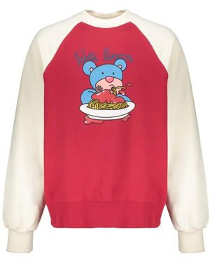 INBETWEENERS Printed Long-Sleeve Sweatshirt - Pink