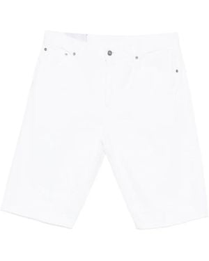 Dondup Logo-Patch Five-Pocket Shorts - White