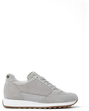 Peserico Panelled Trainers - White