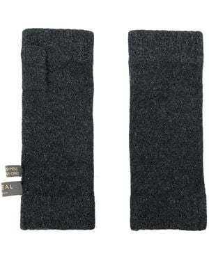 N.Peal Cashmere カシミア フィンガーレスグローブ - マルチカラー