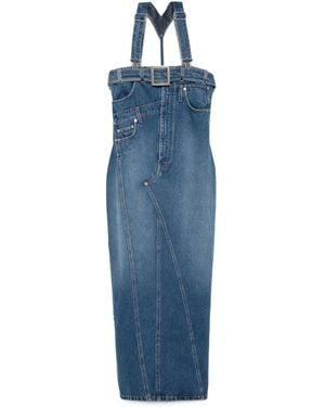 Jean Paul Gaultier The Denim Overall Dress - Blue