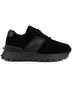 Linda Baumann Panelled Chunky Trainers - Black