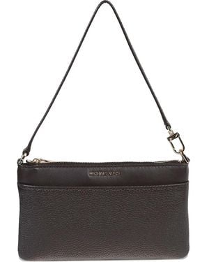 Michael Kors レザーショルダーバッグ - ブラック