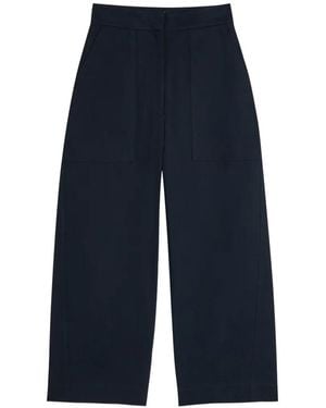 Studio Nicholson Patch-Pocket Trousers - Blue
