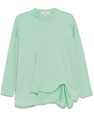 Enfold ロングtシャツ - グリーン