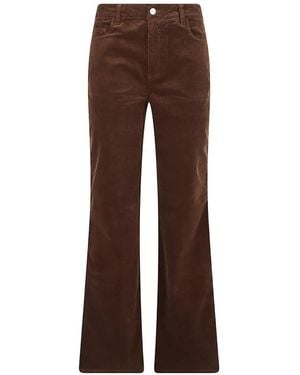 PAIGE Ausgestellte Sofia Cordhose - Braun