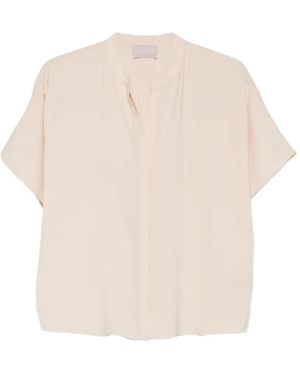 Hemisphere V-Neck Shirt - White