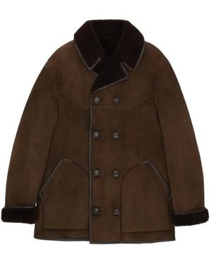 Fortela Lemans Double-Breasted Jacket - Brown
