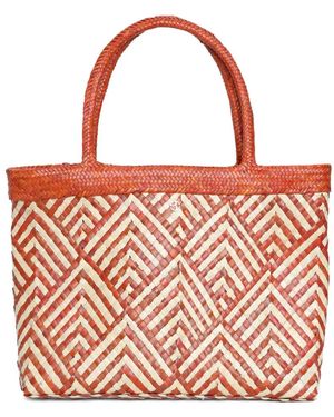 Brigitte Bardot Sac De Plage Bahia En Paille - Pink