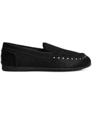 Ash Mocassins Jasper À Détails De Clous - Black