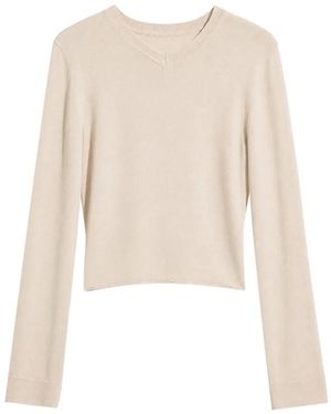 IRO Jersey Infini Con Cuello En V - Blanco