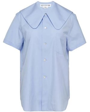 Comme des Garçons Short-Sleeve Shirt - Blue