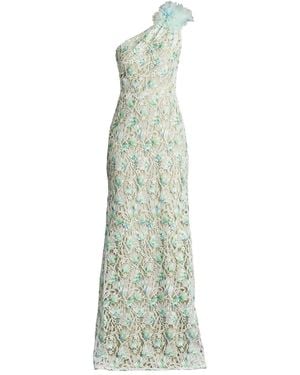 Tadashi Shoji Floral-Motif Dress - Green
