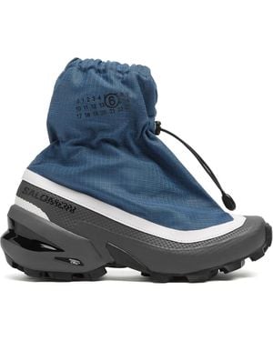 MM6 MAISON MARGIELA X SALOMON Logo-patch Drawstring Trainers - Blue