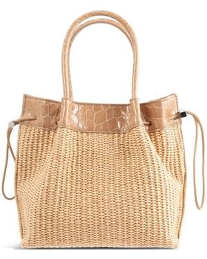 BY FAR Baby Kayla Tote Bag - Natural