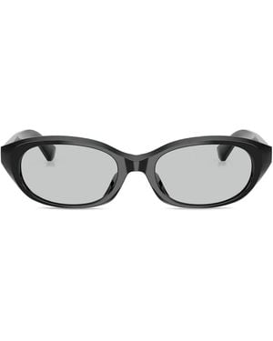 Burberry Oval-Frame Sunglasses - Black