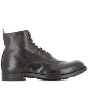 Officine Creative Lace-Up Chelsea Boots - Brown
