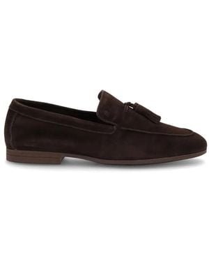 Frau Tassel Suede Loafers - White