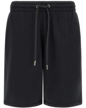 Off-White c/o Virgil Abloh Paint Diag Skate Printed Drawstring Bermuda Shorts - Black