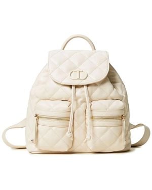 Twinset Sac À Dos Matelassé - Blanc