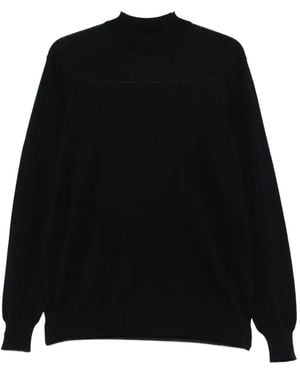Lardini Maglione Con Collo Rialzato - Nero