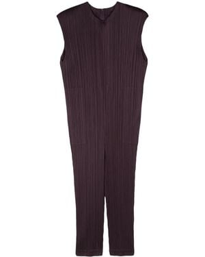 Pleats Please Issey Miyake Plissierter Monthly Colours January Jumpsuit - Lila