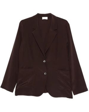 P.A.R.O.S.H. Pocket Blazer - Brown
