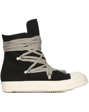 Rick Owens Sneakers Alte - Nero