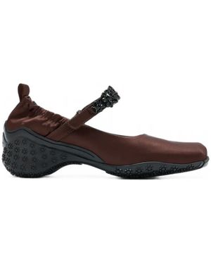 Simone Rocha Ballerines Turbo À Ornements - Marron
