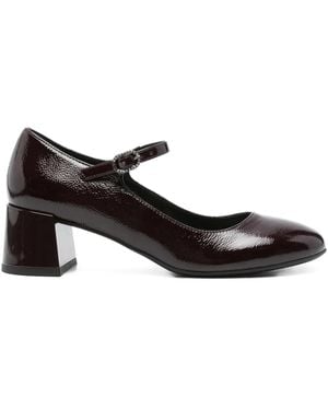 Nero Giardini 50Mm Leather Almond Pumps - Black