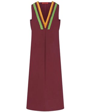 Simon Miller Vestido Mar Midi - Morado