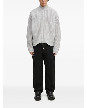 MKI Miyuki-Zoku Zip-Up Cardigan - White