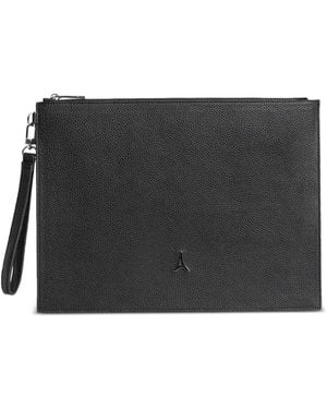 Manière De Voir Eiffel-Logo Detachable-Strap Laptop Case - Black