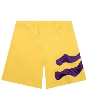 Marni X No Vacancy Inn Acid Shorts - Gelb