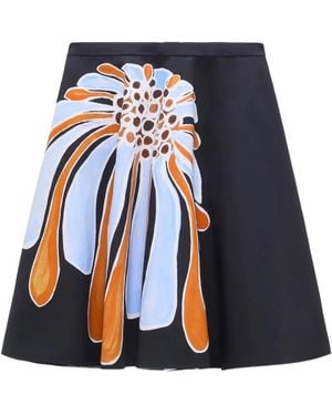 Dorothee Schumacher Floral Power Mini Skirt - Blue