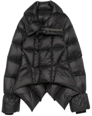 Rick Owens Gesteppte Jacke Mit Stehkragen - Schwarz