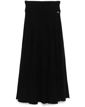 Extreme Cashmere Nº313 Twirl Skirt - Black