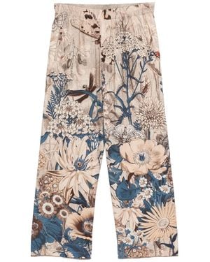 Biyan Cotton Pants - Blue