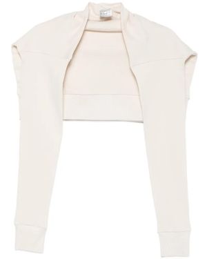 TOTEME Jersey Sleeve-Effect Scarf - White