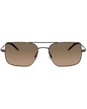 Oliver Peoples Victory Ii Sunglasses - Brown