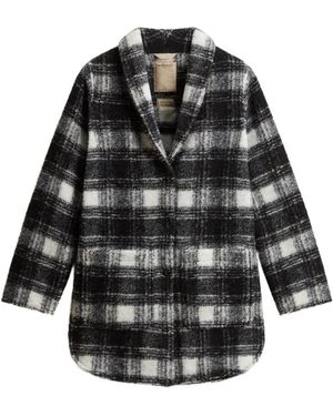 Woolrich Gentry Checked Overshirt - Black