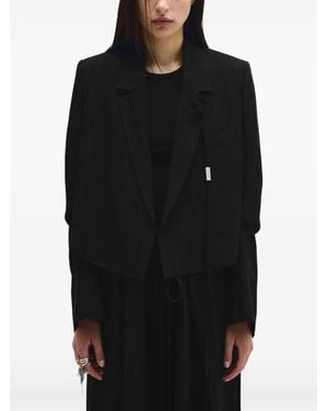 Ann Demeulemeester Inge ジャケット - ブラック