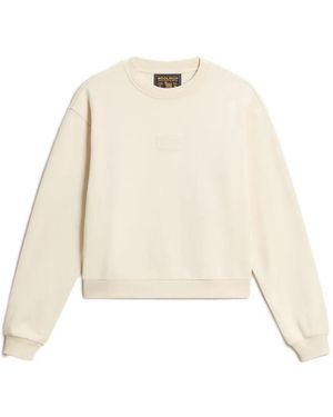Woolrich Cotton Crewneck Sweatshirt - Natural