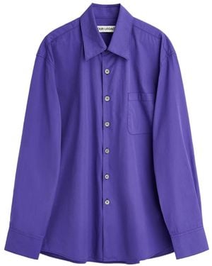 Our Legacy Chemise Above À Poche Poitrine - Purple