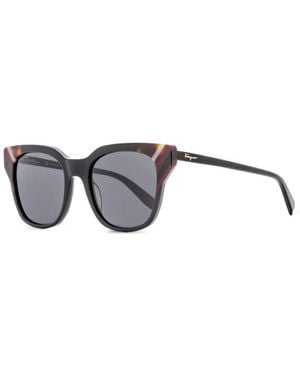 Ferragamo Eyewear Square-Frame Sunglasses - Black