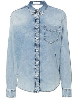 Jacob Cohen Shirt With Cut-Out - Blue