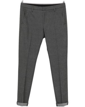 Dondup Slim-Fit Turned-Up Pants - Gray