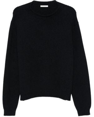The Row Gerippter Markhim Pullover Mit Rundem Ausschnitt - Schwarz