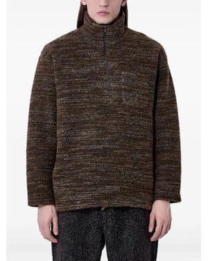 Engineered Garments Mélange-Effect Jumper - Brown
