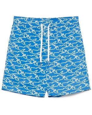 Paul & Shark Costume Da Bagno Con Stampa - Blu